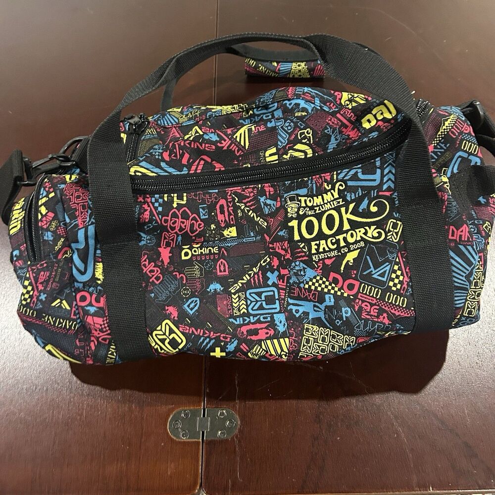 Dakine Tommy & The Zumiez 100K Factory Duffle Bag Skate Travel Gym Bag Rare